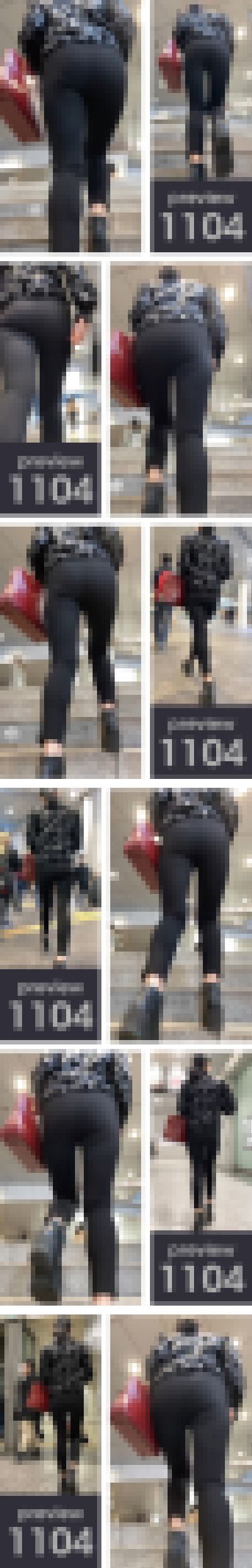 【1104】無邪気にヨガパン穿いて街頭無差別大量殺チン!ピチピチヨガパンツ女子 サンプル画像2