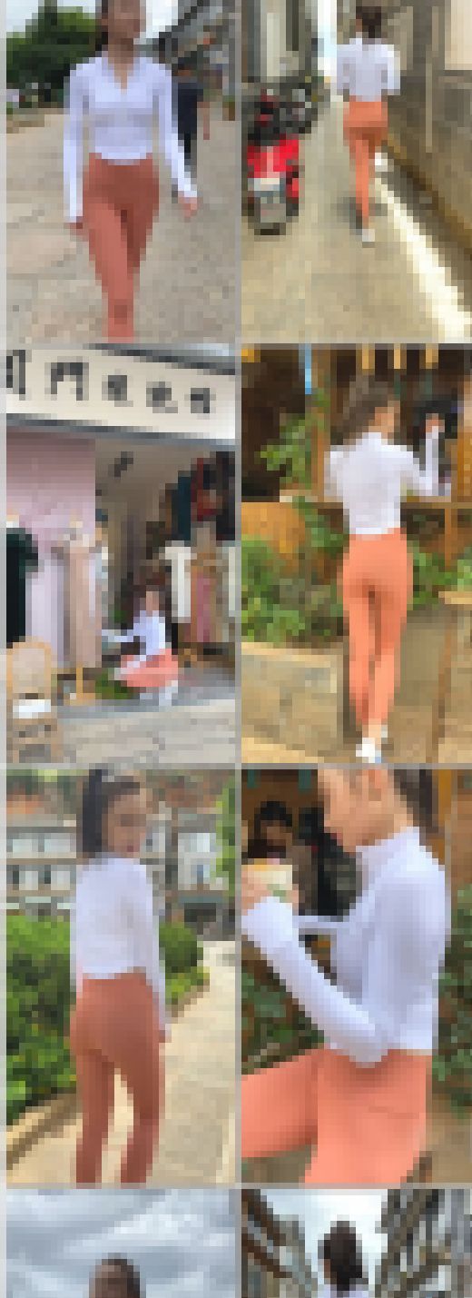 2K動画 レギンスでリゾートを行くムチムチの太もも！　サンプル画像1