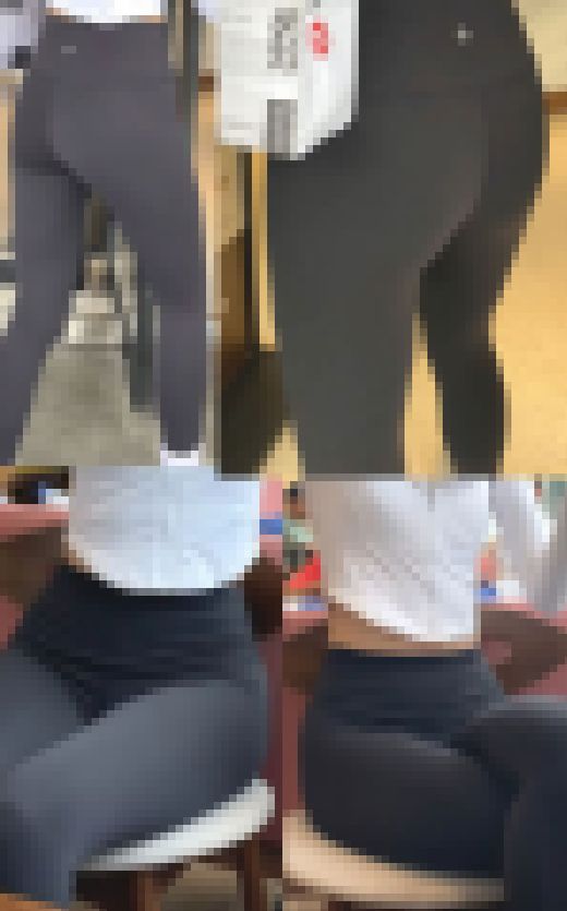 2K動画 スレンダーな娘がレギンスで街を歩く!② サンプル画像1