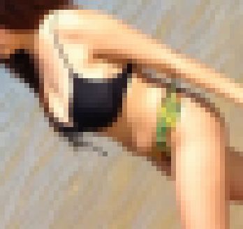 【フルHD】ビーチの乳揺れ爆乳ビキニ　サンプル画像2