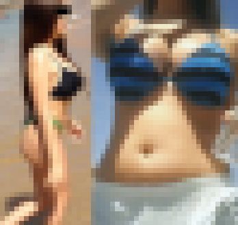 【フルHD】ビーチの乳揺れ爆乳ビキニ　サンプル画像3