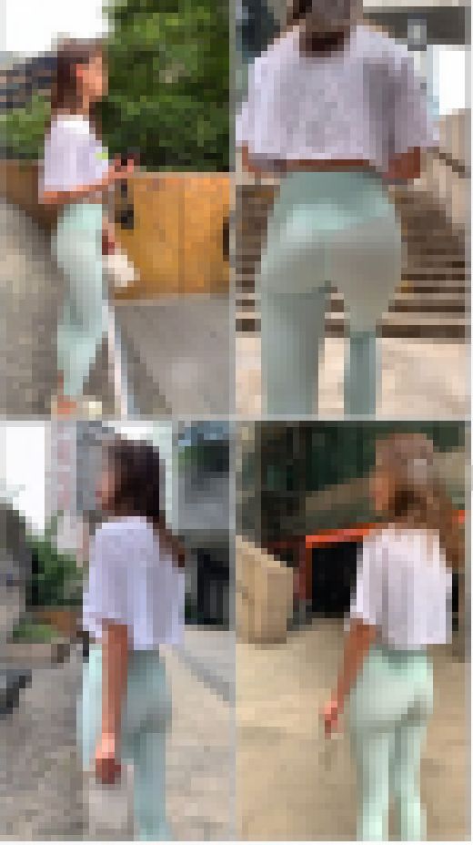 2K動画 ミントグリーンレギンス1 妖艶の腰つき サンプル画像2