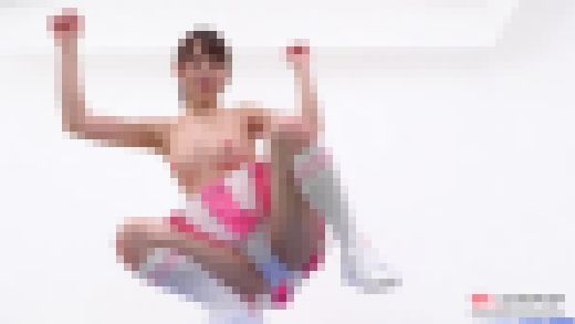 七瀬アリス 4K動画 アンスコ・パンツ、生おっぱいの動きを堪能する踏み台運動 サンプル画像3