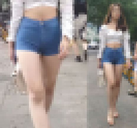 エロイ短パンのお姉さんが街をゆく!1 エロムチです! サンプル画像1