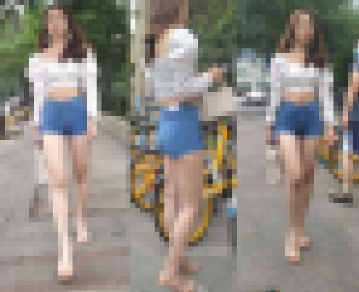 エロイ短パンのお姉さんが街をゆく!1 エロムチです! サンプル画像3