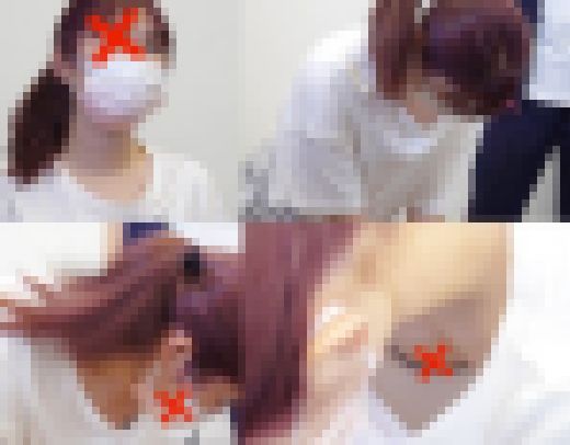 【胸チラ】救命講習中⑰24時間営業の○○フィットネスジムのスタッフ3名 サンプル画像2