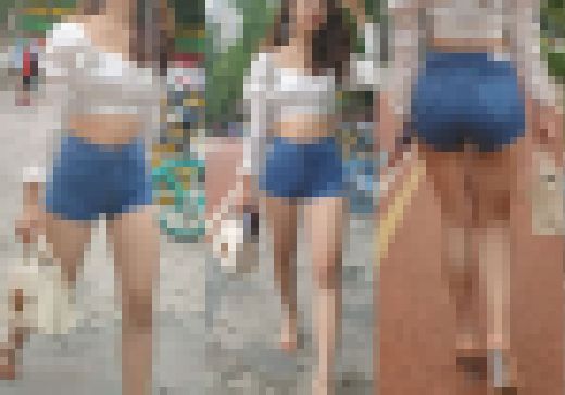 エロイ短パンのお姉さんが街をゆく!4 エロムチです! サンプル画像2