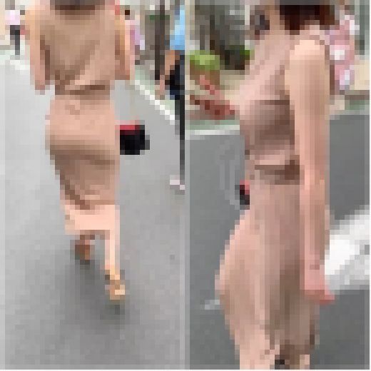 《★番外編★》 No.2075【歩くリブニットワンピースのお尻】　サンプル画像3