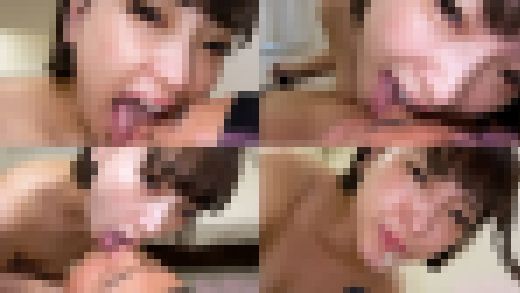 【舌フェチ唾フェチ】星あめりのエロ長い舌でたっぷり顔舐め鼻舐め＆手コキプレイ　サンプル画像1