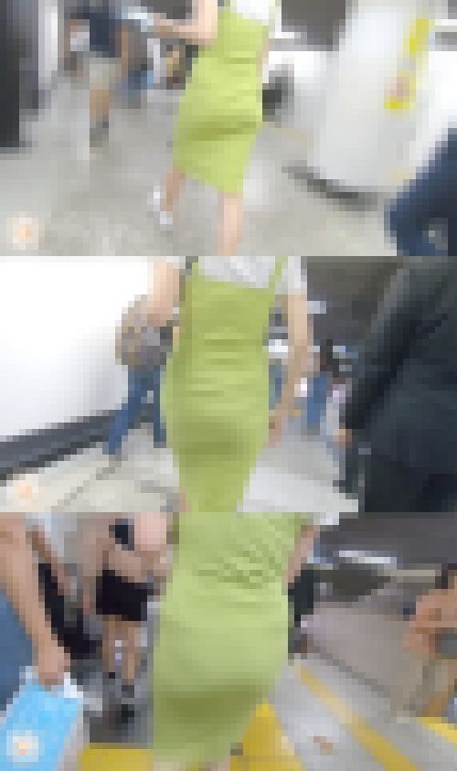 【新機材】【高画質】 柔らかリブワンピ Tバックヒップ　サンプル画像1