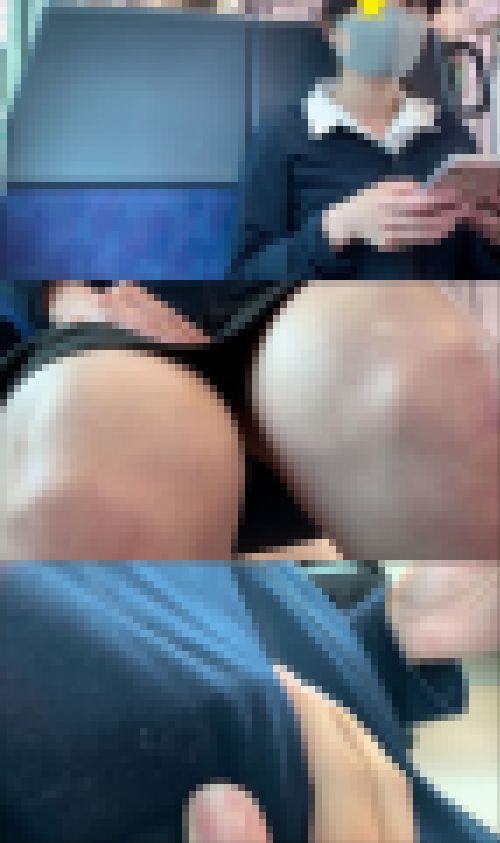 【リアル電車痴漢】男心をくすぐる童顔美人OLさんがいたので、胸揉んで秘部に指入れしましたww　サンプル画像1