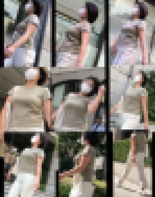 【通スピ＆スロー】美魔女で美巨乳！静かに揺れる真夏のの着衣巨乳様！　サンプル画像1