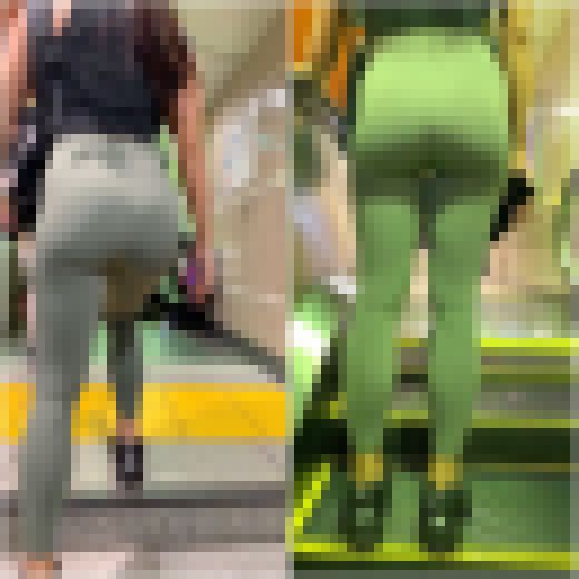 《前も後ろも最高にエロい!!!》 No.2127【Par3・レギンスで街歩きはエグい】 サンプル画像1