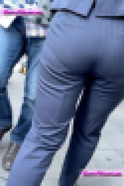 OL143☆堪らないムチムチパンツスーツ！素晴らしい尻肉造形美！Pラインとクロッチに大興奮^ ^　サンプル画像1