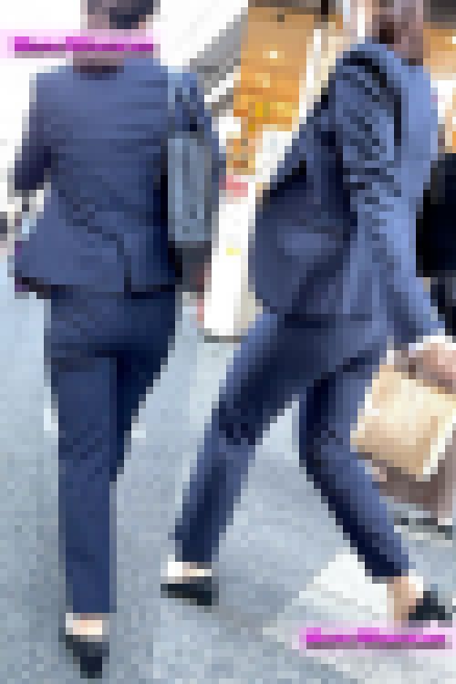 OL143☆堪らないムチムチパンツスーツ！素晴らしい尻肉造形美！Pラインとクロッチに大興奮^ ^　サンプル画像3