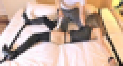 【黒タイツ☆ブーツイン】【手枷足枷】【超接写！足舐め】【高速フェラ】【スマタ射】黒タイツ美女の足指を舐めつくす！せりな21才後編　サンプル画像1