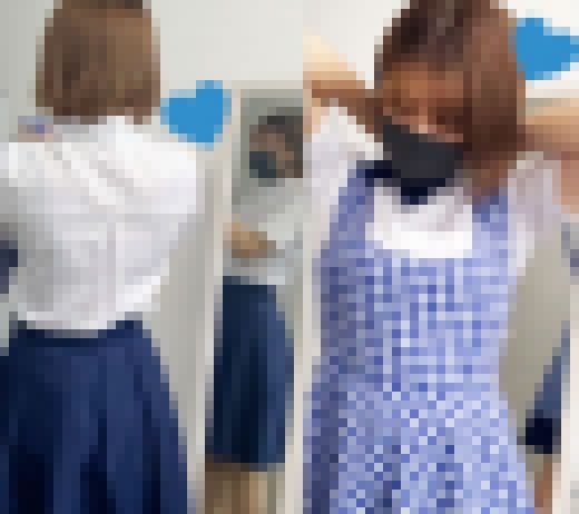 ①～④セット【更衣室盗撮コレクション】可愛い制服女子　サンプル画像1