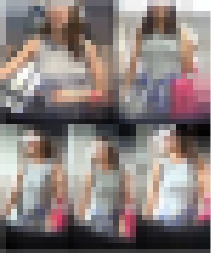 【街撮り動画Part182】カワイ子ちゃんのFカップ揺れ　サンプル画像1