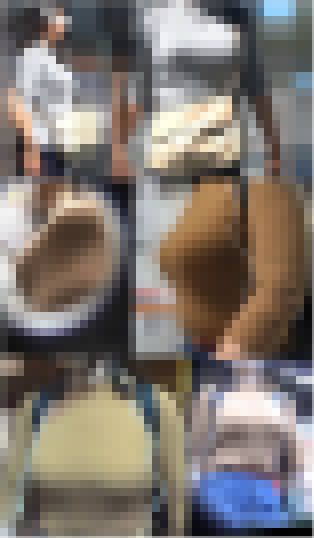 【街撮り動画Part189】爆乳お姉さん2人を至近距離から撮影　サンプル画像1