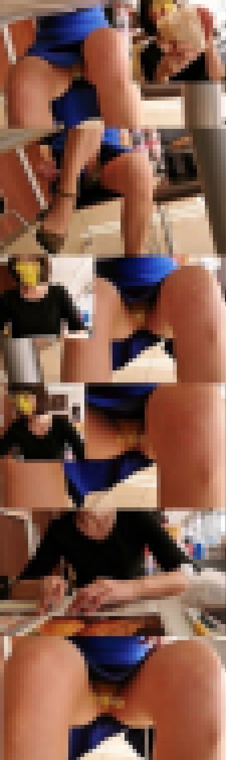 会社の同僚を食事休憩中にパンチラ撮影！　vol.5,6,7　サンプル画像3