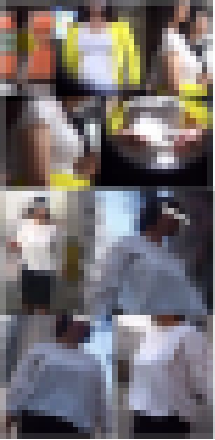 【街撮り動画Part200】熟女2人の巨乳揺れ　サンプル画像1