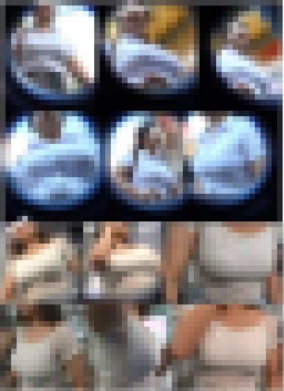 【街撮り動画Part201】小柄なお姉さん2人の巨乳　サンプル画像1