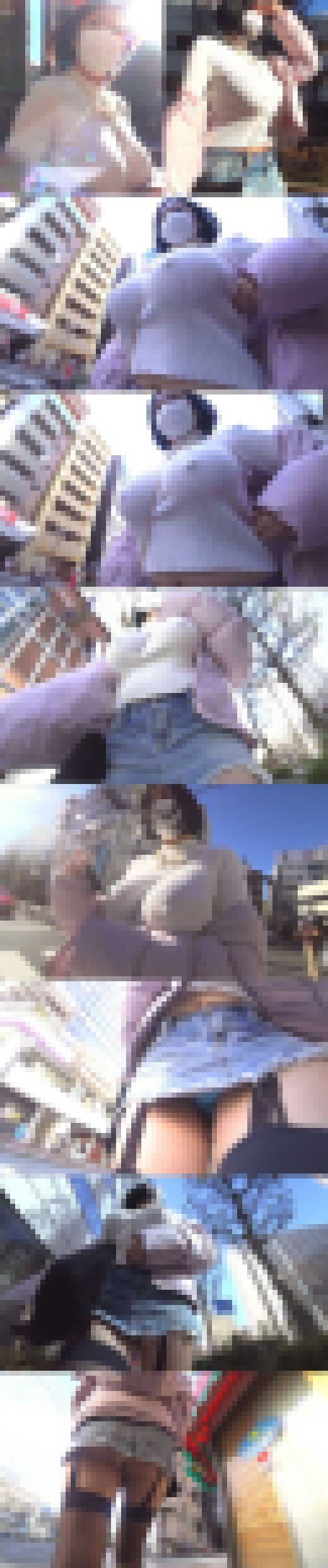 偽物おっぱいかと思ったらガチもんだった…( ゚Д゚)其2 上も下もエロ過ぎガチ露出狂で自分の身体に自信満々なあの人気Loli爆乳 サンプル画像1