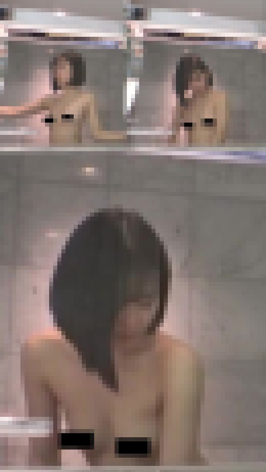 【ラブホ】シャワー盗撮!純白な彼女の秘密のシーン♡ サンプル画像3