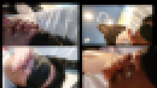 みくちゃんの足舐め調教　サンプル画像1