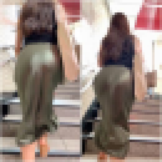 《デカッ、エロッ、サテンスカート》 No.2185【アラサー姉さんの肉欲尻】　サンプル画像2