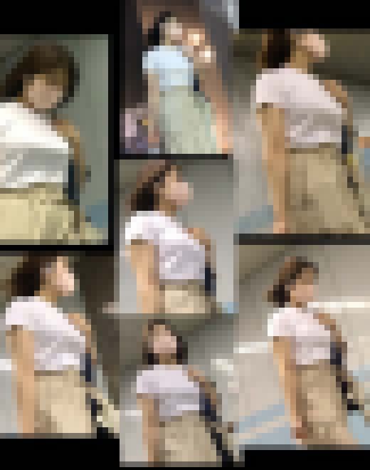 【通スピ＆スロー】白いTシャツが似合う、真夏の美巨乳様！　サンプル画像1
