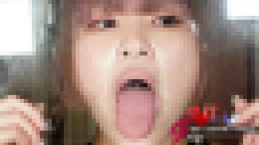 長身＆長舌ギャル麻里香66mm長舌レンズ舐めバキュームディルドフェラ　サンプル画像1
