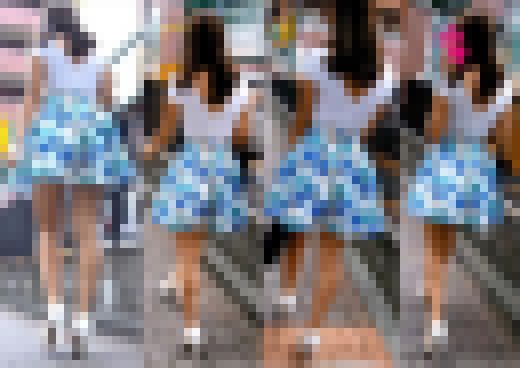 ❦～キャバ嬢風ミニドレスを着飾ったスタイル抜群お姉さんの大胆過激なTバックを盗撮！！～❦　サンプル画像1