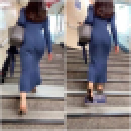 《冬に舞い降りた超絶美女のお嬢様》 No.2197【Part1・どこぞのお姫様！？ドレスの様なワンピースを着て街を闊歩する超絶美　サンプル画像2