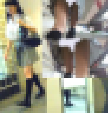 ストーキングしてみーつけたッ！黒髪ロングの美少女ちゃん、隠れても無駄だよ…～美尻丸見えスケスケぱんてぃ事件～　サンプル画像3