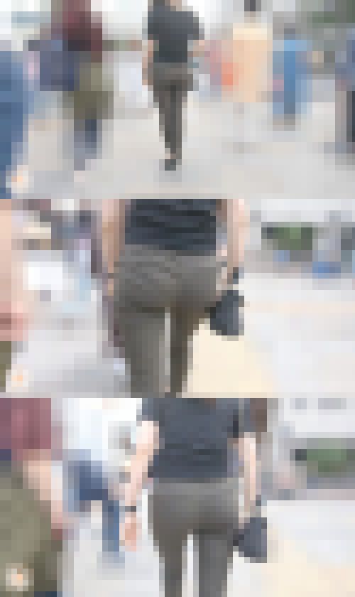 【新機材】【FHD高画質】 アンクルパンツくっきりライン付き女子大生　サンプル画像1