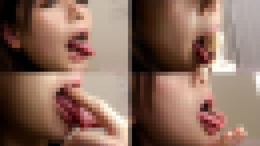 プレミアム版付き!永瀬ゆいのマニアックな口内観察・口内フェチプレイ!【口内フェチ】【丸吞み】 サンプル画像1