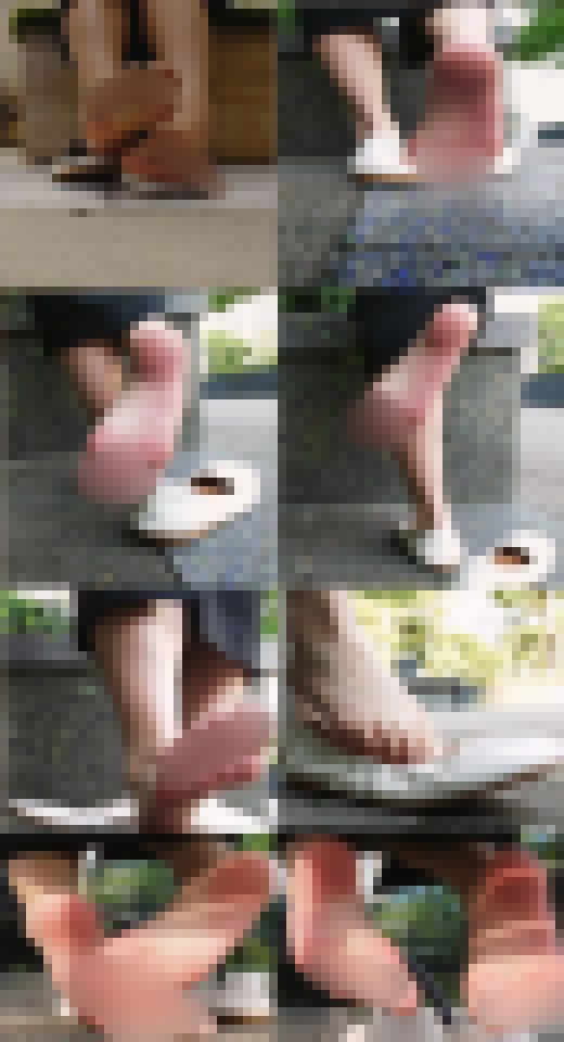 【４Ｋ足裏】【地獄の３９℃】神回！今夏最高気温下でパンプスを９時間素足履きしたサウナ状態の足が強烈な爆臭と共に襲い掛かる！！　サンプル画像2