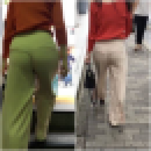 《◆最終値下げ◆》 【まん丸ぷるぷるお尻の感じが映し出される極薄生地のワイドパンツ着衣尻】 サンプル画像3