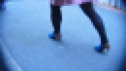 【ザ☆黒タイツ36】むち脚お姉さんがあるく　サンプル画像1