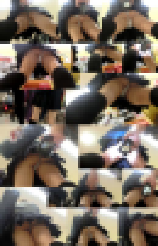 【無修正高画質】逆さの瞬間撮り56（めくりF撮り,Tバック,P撮り16発）　サンプル画像2