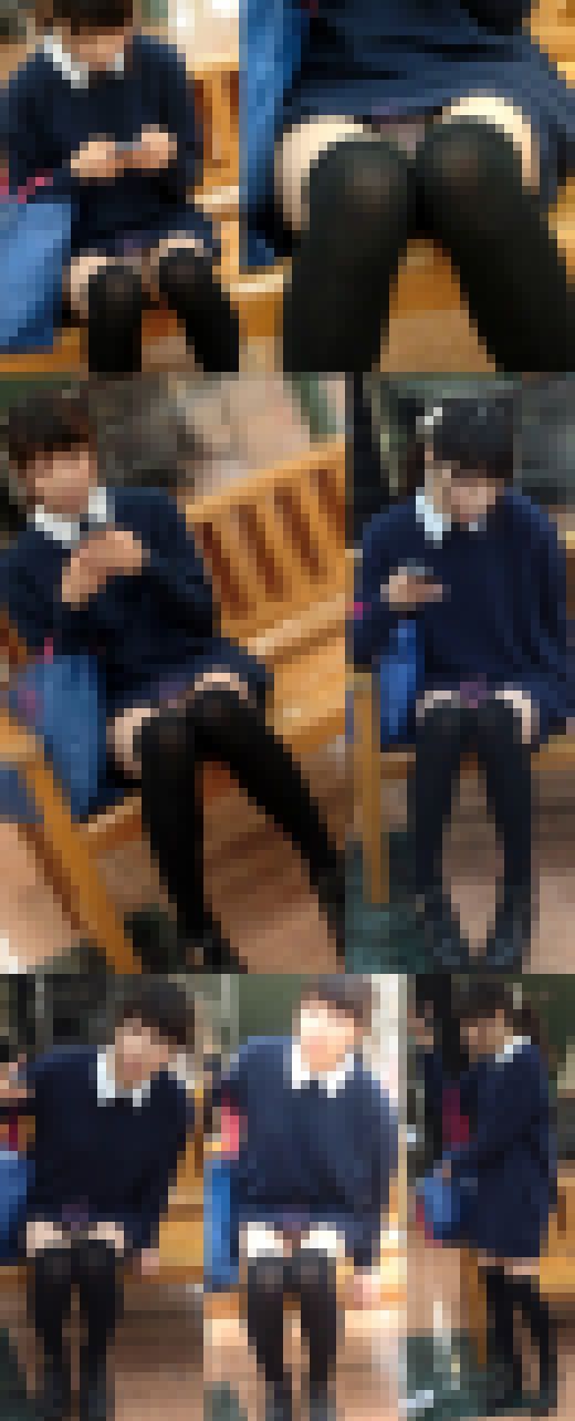 【対面&逆さフラッシュ撮り】可愛い女の子のお顔もパンツもたっぷり盗撮!極上対面パンチラ動画【逆さ撮り写真付き】 サンプル画像3