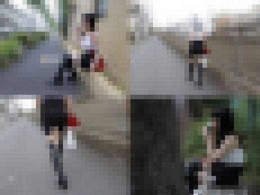 【すいかん】帰宅中の女性を尾行して自宅侵入生ハメ中出し【覗き撮り】　サンプル画像1