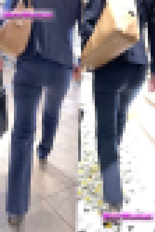 OL152☆パンツスーツが似合う長い美脚のスタイル抜群OLさん!ぷり尻粘着でPラインに大興奮^ ^ サンプル画像3