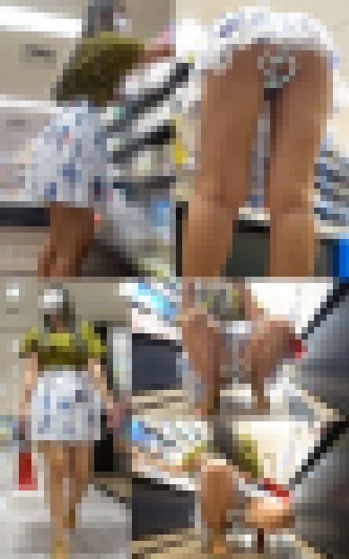 【ひらひらスカート】白Tバックとむっちり感が程よい生尻パラダイス!!! サンプル画像2