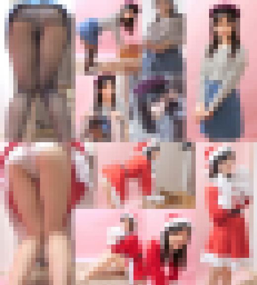 素人パンチラ in 自宅で個人撮影会 vol.127 サンタコス☆素人女子学生りんちゃん「はい、バナナ好きです♡　な　サンプル画像1