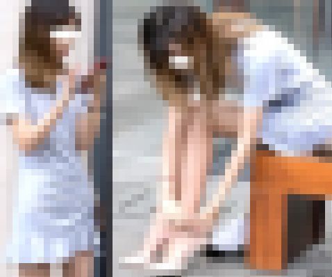 高画質 激カワ美人！Ｐライン丸出しのタイトなお尻と美脚　サンプル画像2