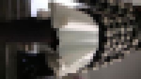 ショップ店員さんの黒タイツひらひらスカート　サンプル画像3