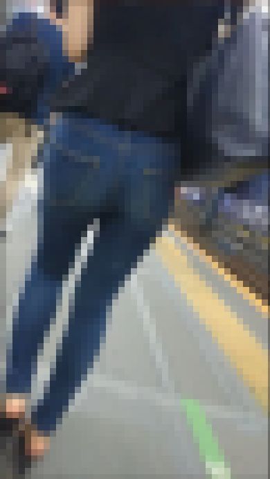 【食べ頃ヒップ】20代細身OLスキニーデニム尻7 サンプル画像2