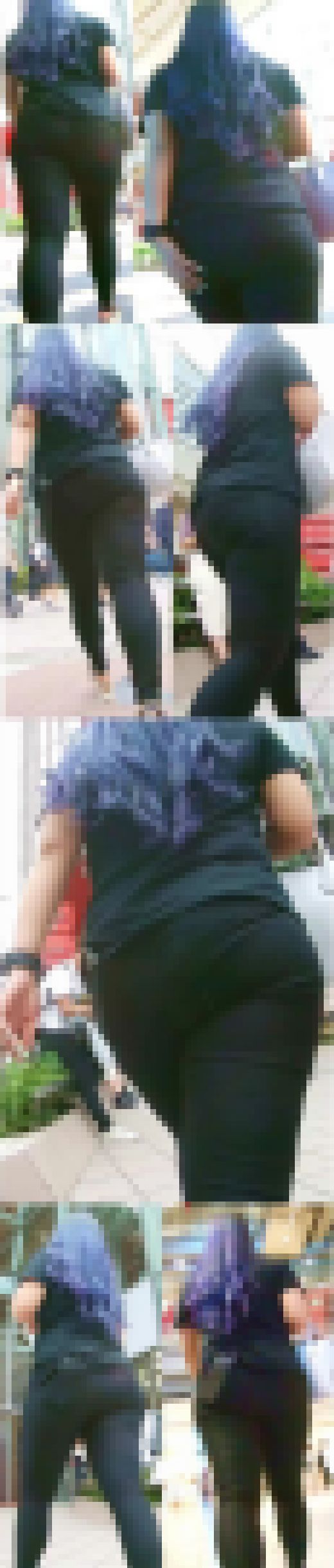 No.691髪もお尻もド派手ないろいろと目を引くお姉さんに密着取材 サンプル画像1